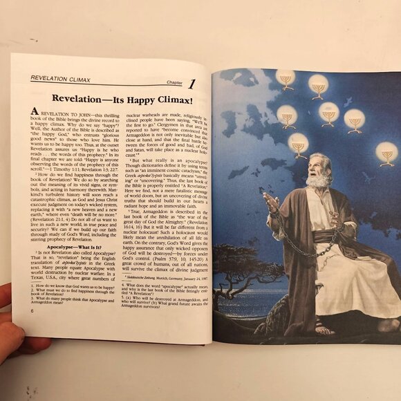 Revelation It's Grand Climax At Hand Vintage Hardcover Watchtower Bible 1988 - Picture 5 of 8